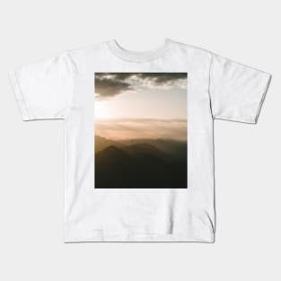 Mountain Sunrise in the German Alps - Landscape Photography Kids T-Shirt